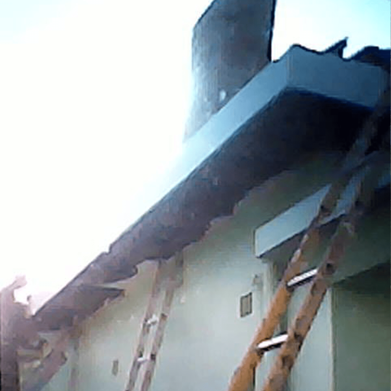 Fascia boards at a corner