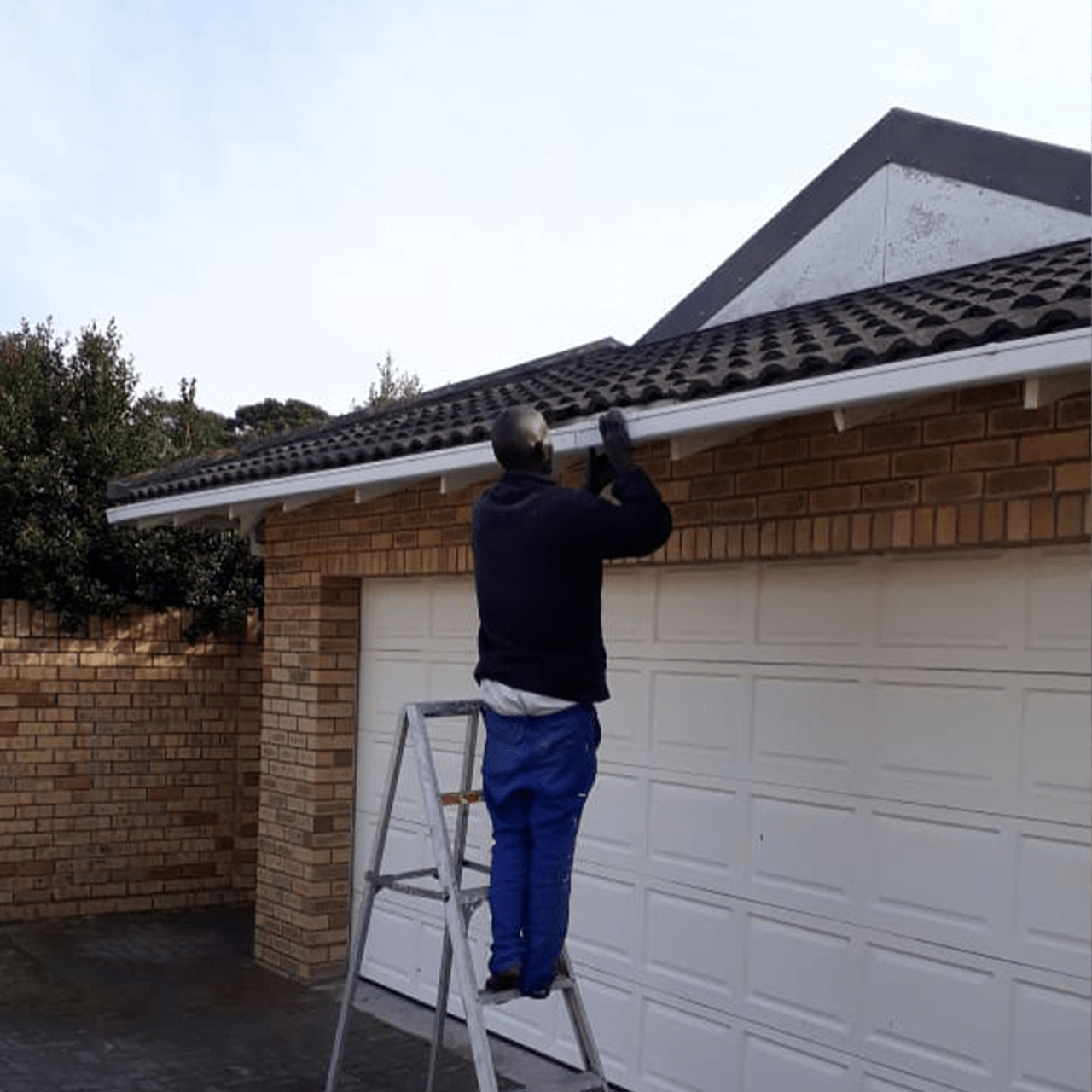 PVC gutter replacement